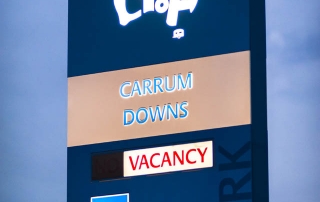 Lightbox pylon signs custom made