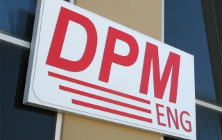 Routered Aluminium Composite Panel sign router cut